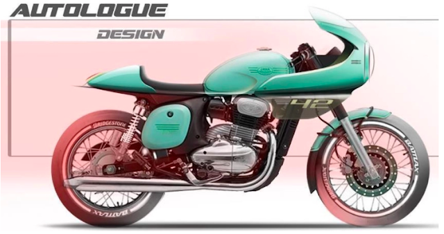 ऑटोलॉग डिजाइन द्वारा जावा 42 कैफे रेसर