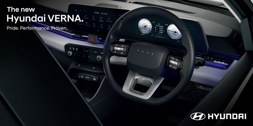 2026 हुंडई वर्ना फेसलिफ्ट इंटीरियर