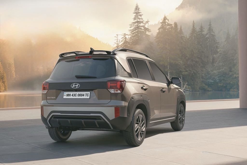2026 हुंडई एक्सटर फेसलिफ्ट रियर