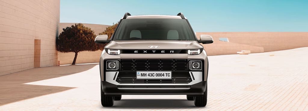 2026 हुंडई एक्सटर फेसलिफ्ट फ्रंट