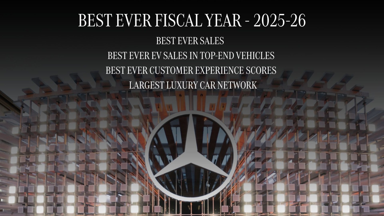 मर्सिडीज़ FY25-26 बिक्री 1