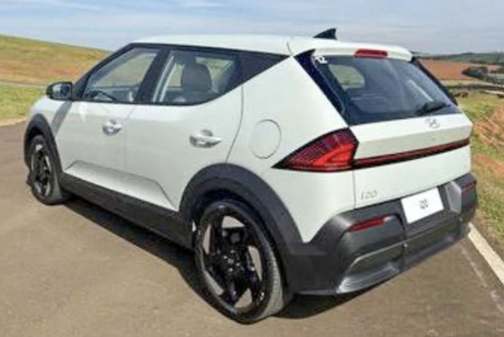 2026 हुंडई i20 का पिछला हिस्सा लीक